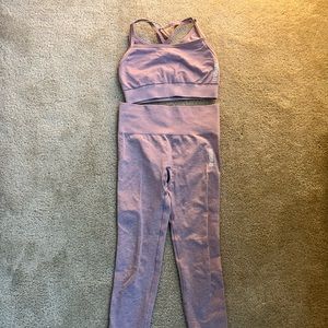 Gym shark purple set, size small